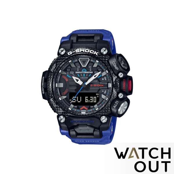 CASIO G-SHOCK GR-B200 グラビティマスター SkyBlue CASIO G-SHOCK グラビティマスター GR-B200-1A2JF - YouTube