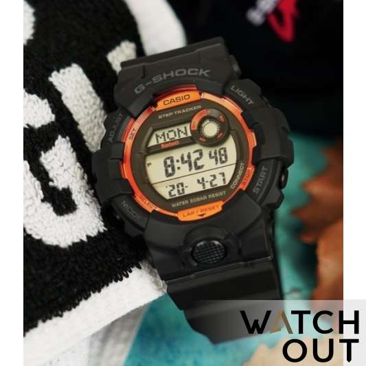 GBD800-1 | Digital Black Step Tracker Men's Watch G-SHOCK