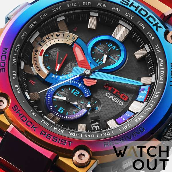 Buy CASIO G-Shock #MTG-B1000VL-4A 『火山雷主題限量錶款』 - WATCHOUT