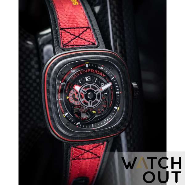 SevenFriday P3C/04 "RED CARBON"