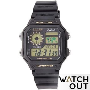CASIO General #AE-1200WH-1B