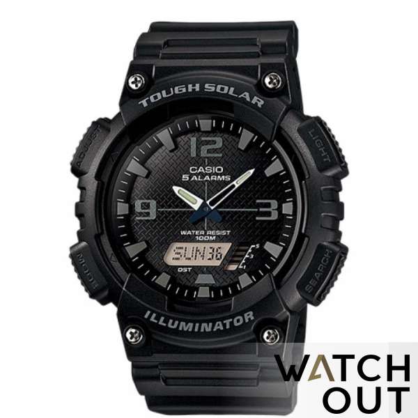CASIO #AQ-S810W-1A2 Analog-Digital Combination solar