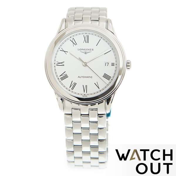 Longines L49744116 Flagship Automatic White Dial Men's Watch