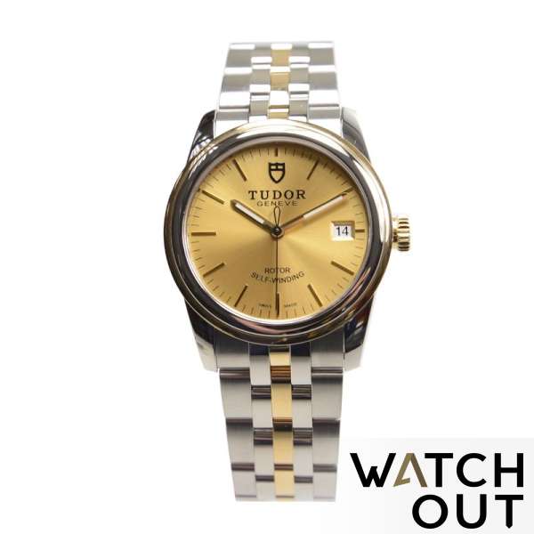 TUDOR GLAMOUR DATE #55003/68053 (Champ Index)