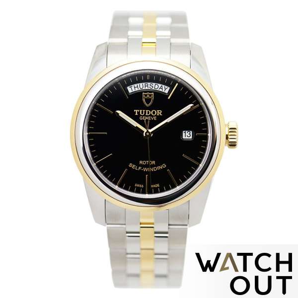 TUDOR GLAMOUR DATE #56003/68063 Y (Black Index)