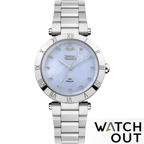 VIVIENNE WESTWOOD # 珍珠貝母錶盤 VV206BLSL