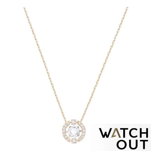 Swarovski Rose Gold-Tone PlatedSparking Dance Necklace 5294870