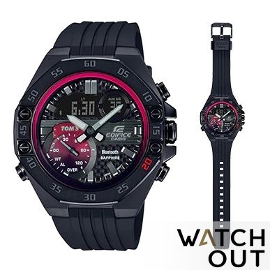 CASIO Edifice #ECB-10TMS-1A『TOM'S Racing Team』限量聯名錶款