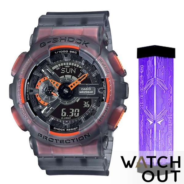 CASIO G-Shock #GA-110LS-1『冰電之韌主題系列』