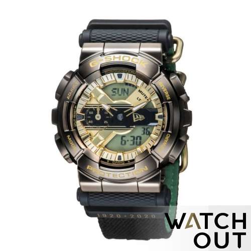 CASIO G-Shock #GM-110NE-1A 『NEW ERA® 100週年紀念』聯乘型號