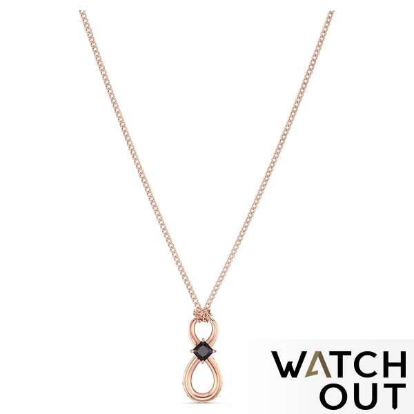 Swarovski 5533722 INFINITY Pendant (Rose Gold)